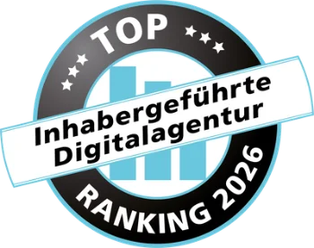 Siegel Top Inhabergeführte Digitalagentur, Ranking 2026